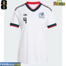 Mexiko Edson Alvarez #4 Auswärtstrikot Frauen EM 2024 Kurzarm